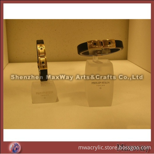 Frosted Hot Selling Single Acrylic/Perspex Watch Display/Holder Stand